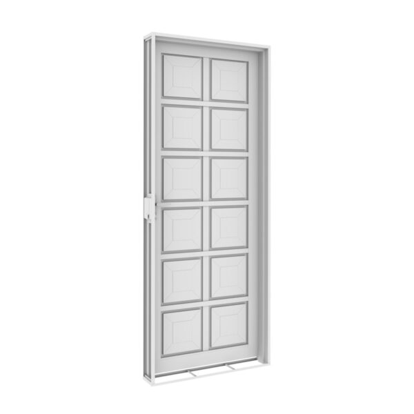 Porta Almofada Dupla Aço Branco