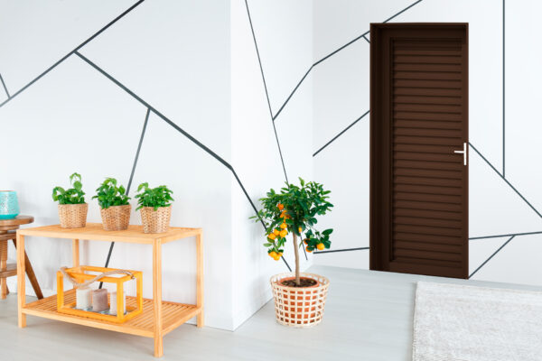 Porta Aço Laminada Bronze - Imagem 2