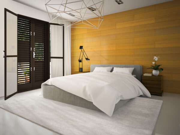 Porta Balcão Flex De Abrir 4 Folhas Aço Bronze Com Travessa - Image 2