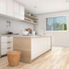 Vitro Cozinha/Sala 2 Folhas com Grade Elo – Janela de Aço Branco com Vidro Incolor - Imagem 2