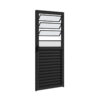 Porta Giro Laminada Com Basculante Em Alumínio Preto