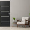 Porta Giro Filetada Com Frisos Em Aluminio Preto Vitrolar - Imagem 2