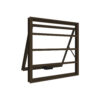 Janela Maxim-Ar Com Grade Horizontal Em Alumínio Bronze Com Vidro – Vitrolar