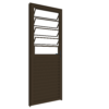 Porta Giro Laminada Com Basculante Alumínio - Vitrolar - Imagem 5